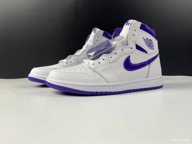 Bmlin RETRO COURT HIGH PURPLE JORDAN 1 CD0461-151 AIR 0717